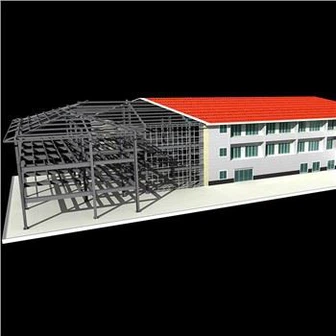 ہیوی فلور لوڈنگ اسٹیل سٹرکچر ورکشاپ