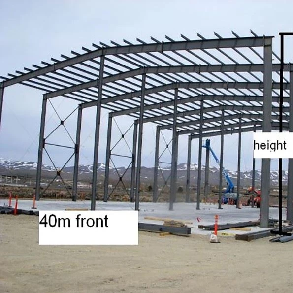 Two Floors Steel Structure Warehouse Building
